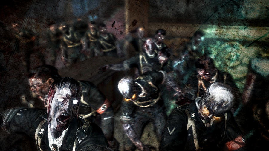 zombie wallpapers. black ops wallpaper zombies.