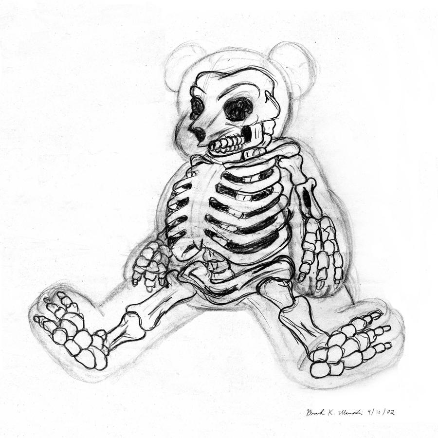 skeleton bear