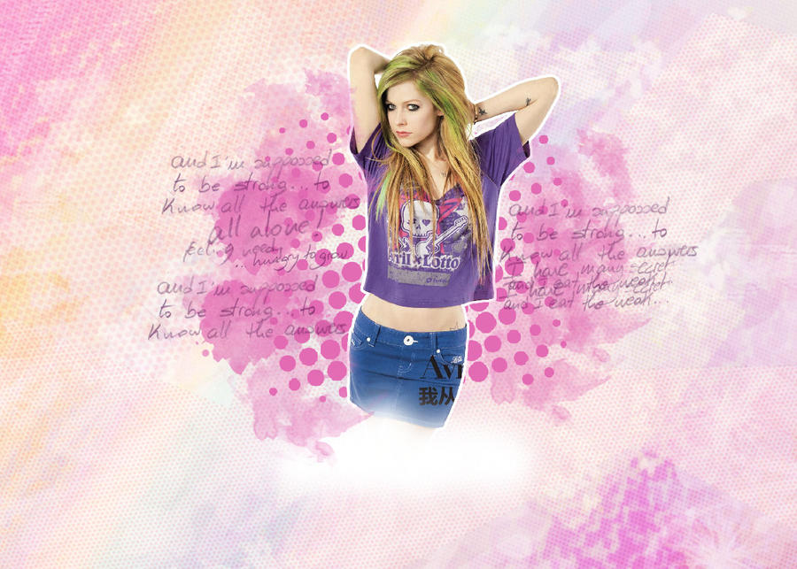 Avril Lavigne Layout by esra7890 on deviantART