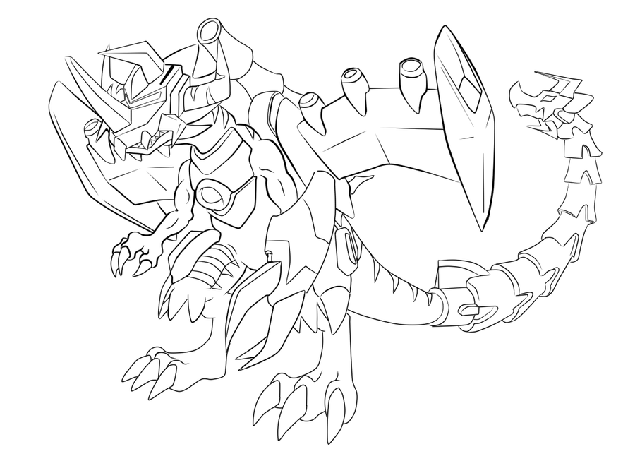 ultimate digimon coloring pages - photo #34