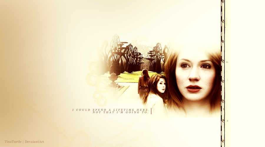 Simple Amy Pond Wallpaper by TinaTurtle on deviantART