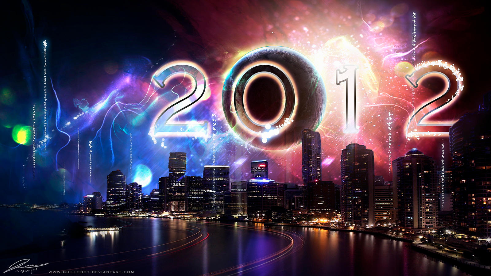 2012 New Year by *GuilleBot on deviantART