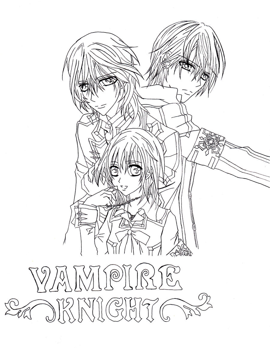 vampire knight guilty coloring pages - photo #12