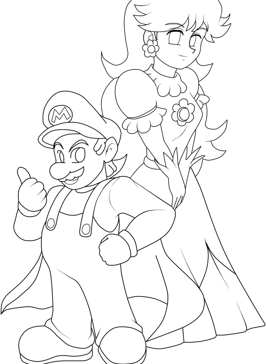 daisy from mario coloring pages - photo #30