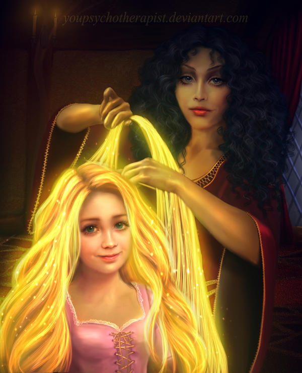 rapunzel_and_mother_gothel_by_yourpsycho