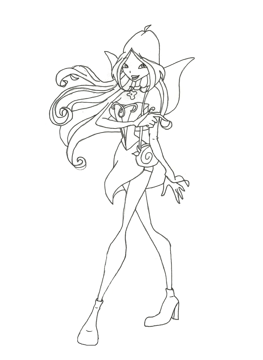 magic winx coloring pages - photo #14