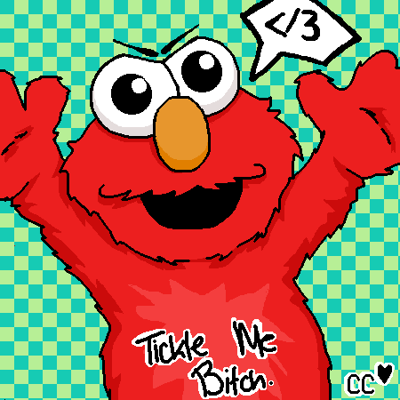 Tickle Me Elmo by ~P0LKA-D0T 2011