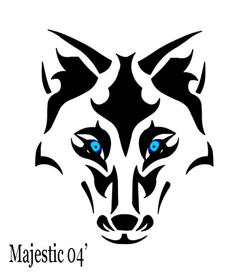 Tribal Wolf 2 by Majestic2966 on deviantART