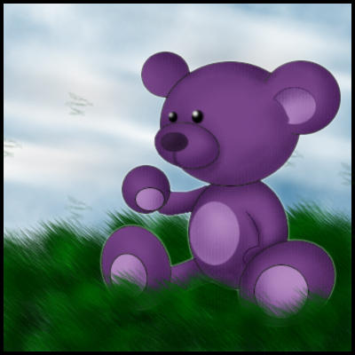 Purple Teddy Bear on Kaching  The Purple Teddy Bear By  Indignation On Deviantart