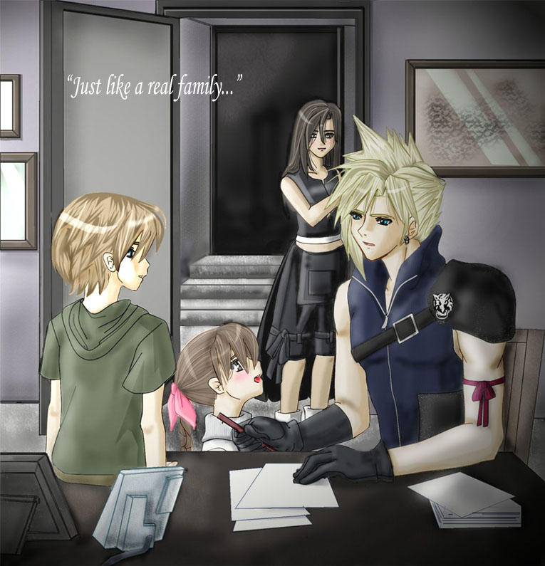 Just Like a Real Family. by Cloud-x-Tifa-Club on DeviantArt
 Final Fantasy Cloud And Tifa Fanfiction