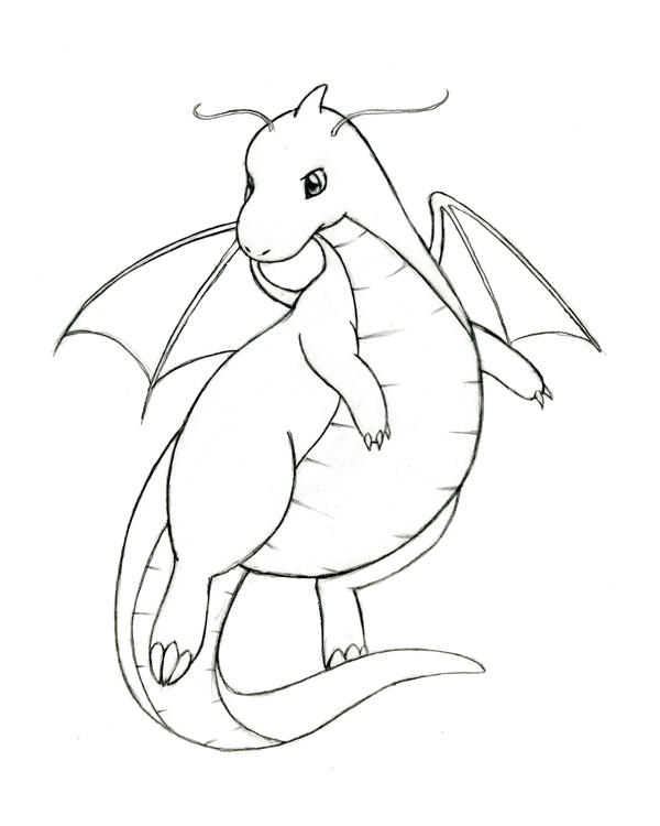 Dragonite Coloring Pages Coloring Pages