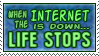 Stamp: Internet equals life