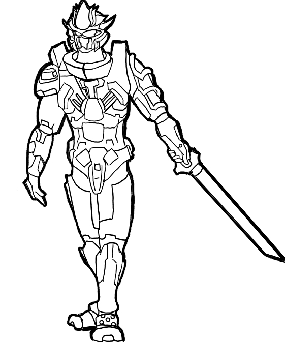 coloring pages halo 3 - photo #36