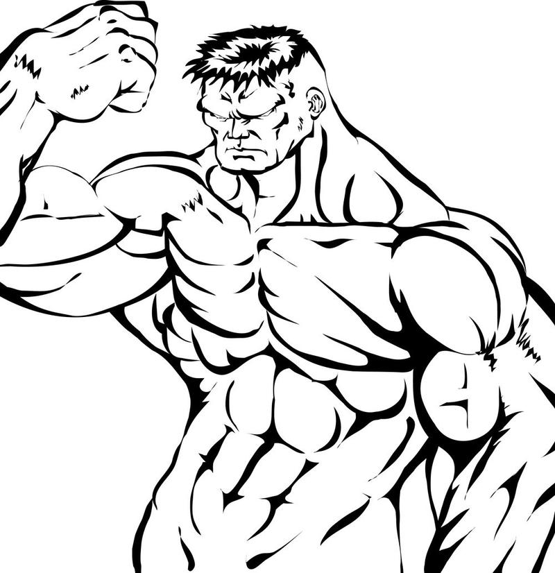 Hulk black and white by GaraKan on DeviantArt