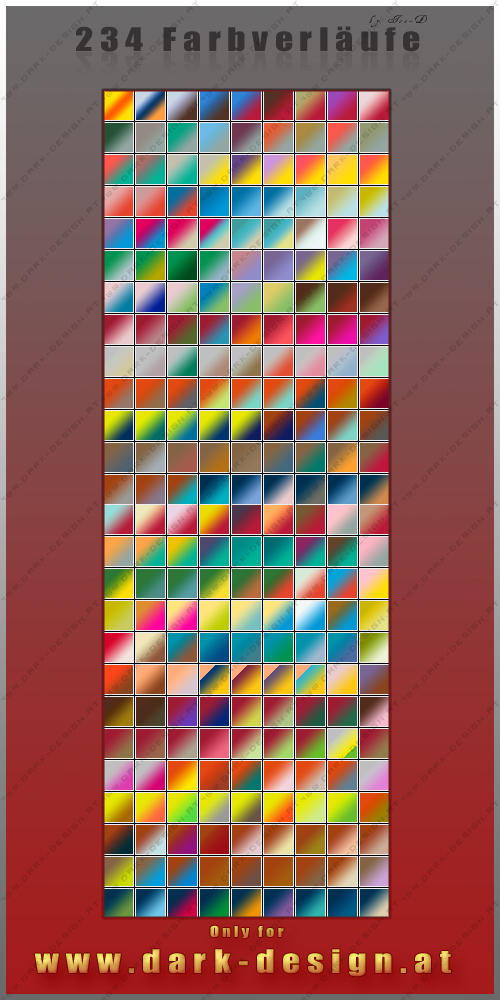 مجموعة من التدرجات اللونية gradient للتحميل المباشر