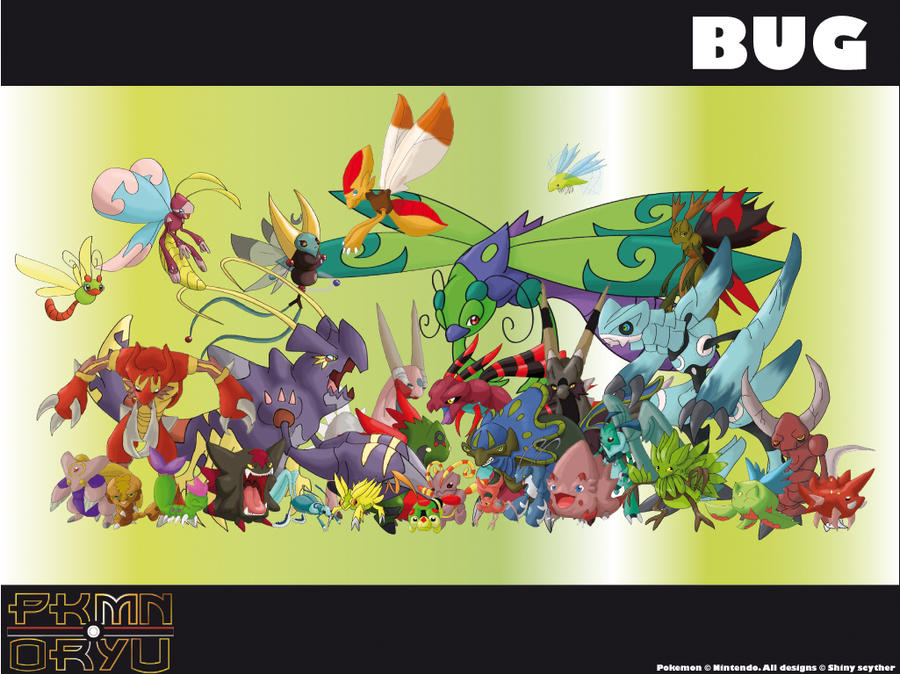 All Bug Type Pokemon 6