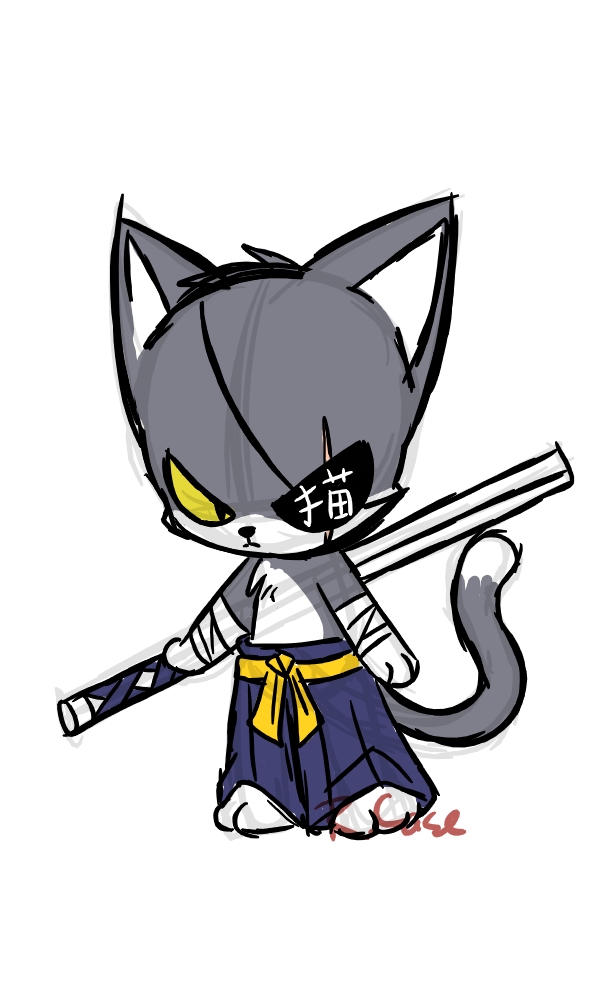 Samurai or Ninja Kitsune gal by rongs1234 on DeviantArt