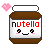 :free nutella icon: by Maggirl93