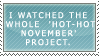 Hot-hot November: stamp by sionra