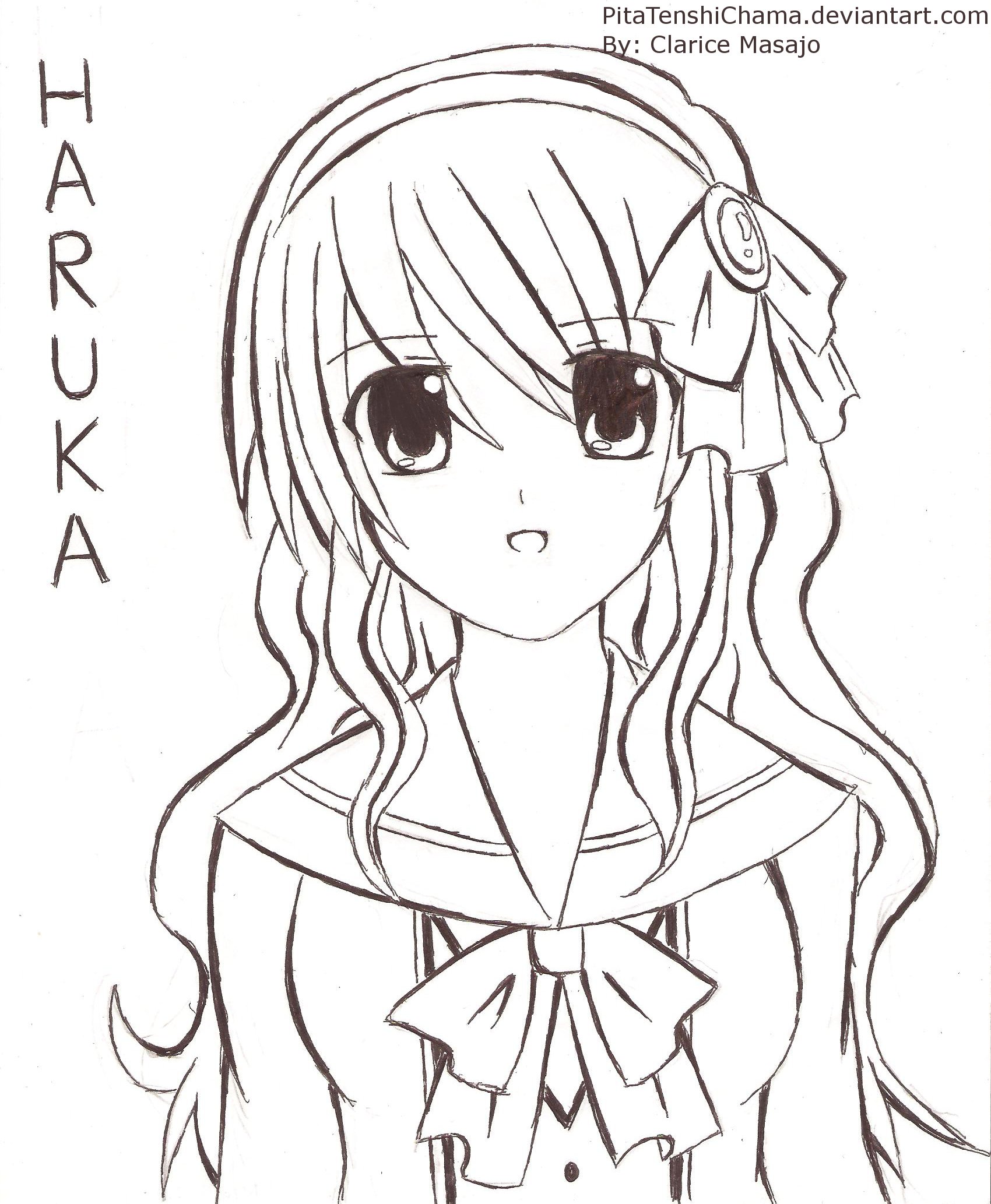 Cool Anime Girl Hairstyles Haruka: her new hairstyle by