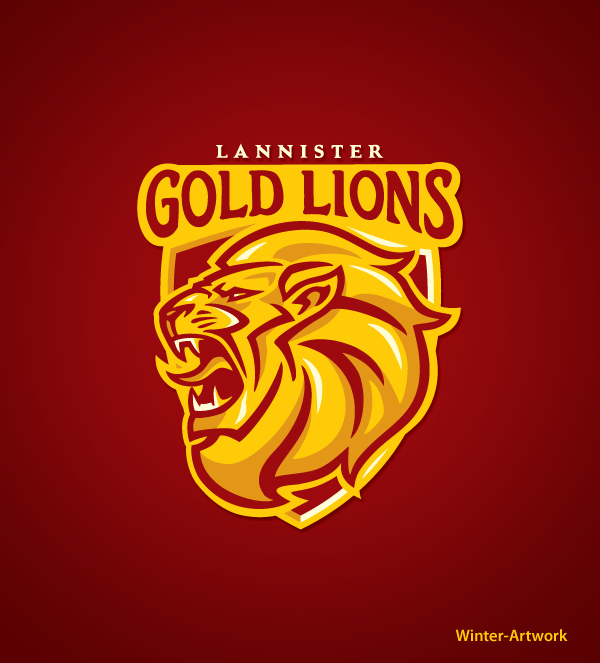Lannister Gold Lions by Winter-artwork on DeviantArt