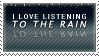 Listening to the Rain by savagebinn