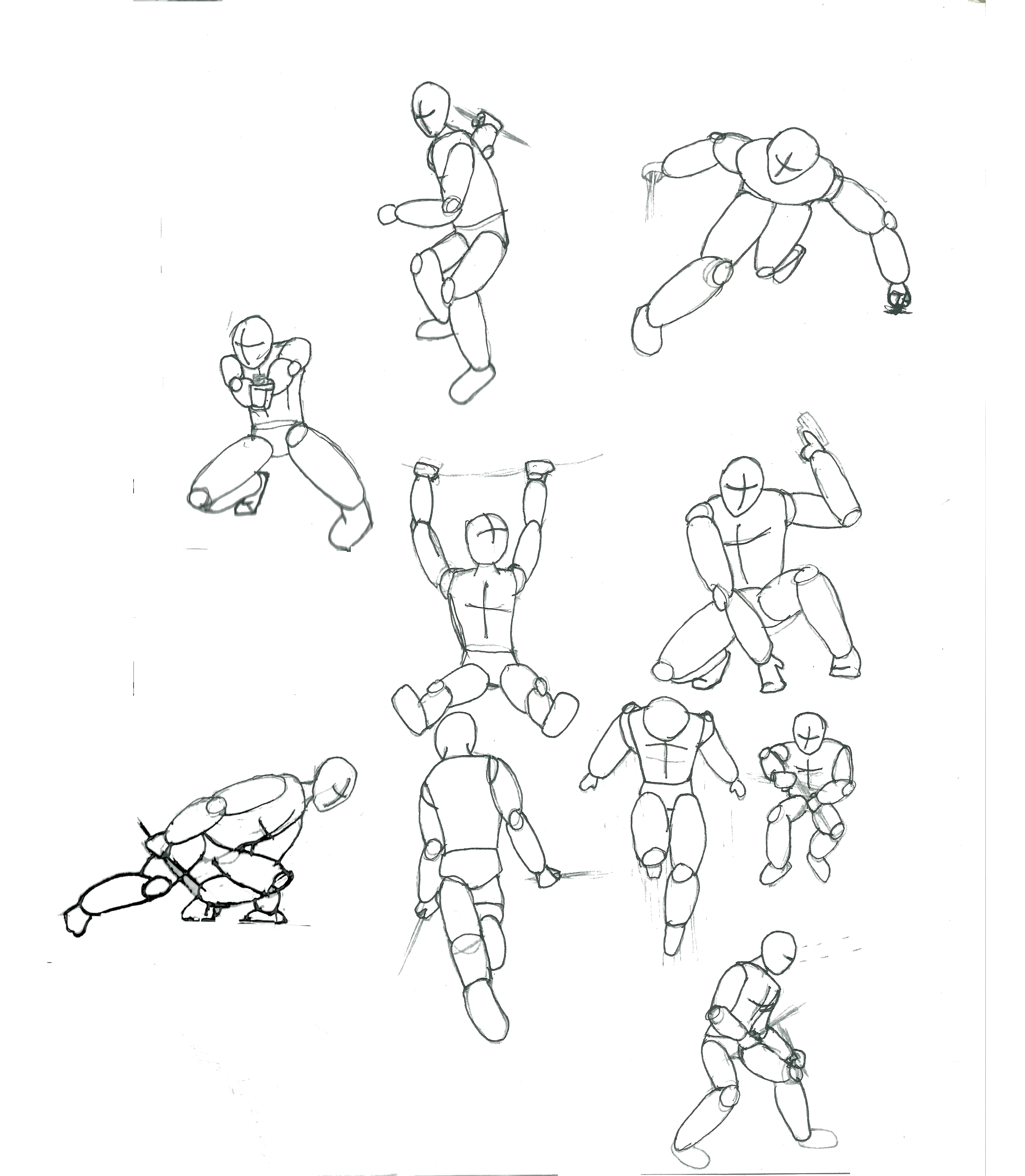 action pose refference sheet 1 by Shyo-Minamimoto on DeviantArt