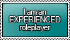 I am an EXPERIENCED Roleplayer Stamp by KisumiKitsune