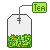 Pixel Tea Bag: Green Tea by JEricaM