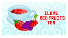 I Love RedFruits Tea #Stamps by JEricaM