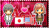 APH: Japan x Fem!America Stamp by Cioccoreto