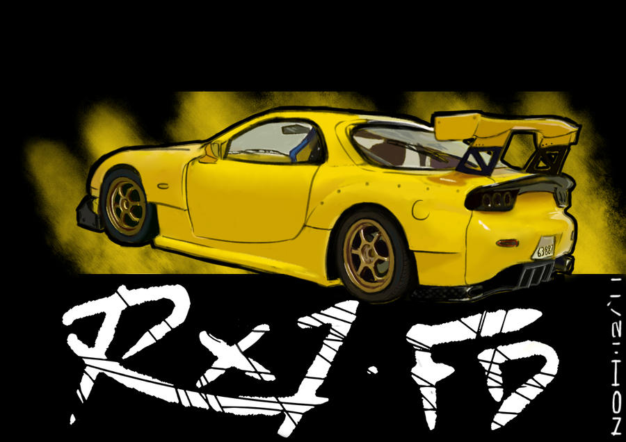 MAZDA RX-7 FD INITIAL D FOURTH STAGE by kimimaro90 on ...