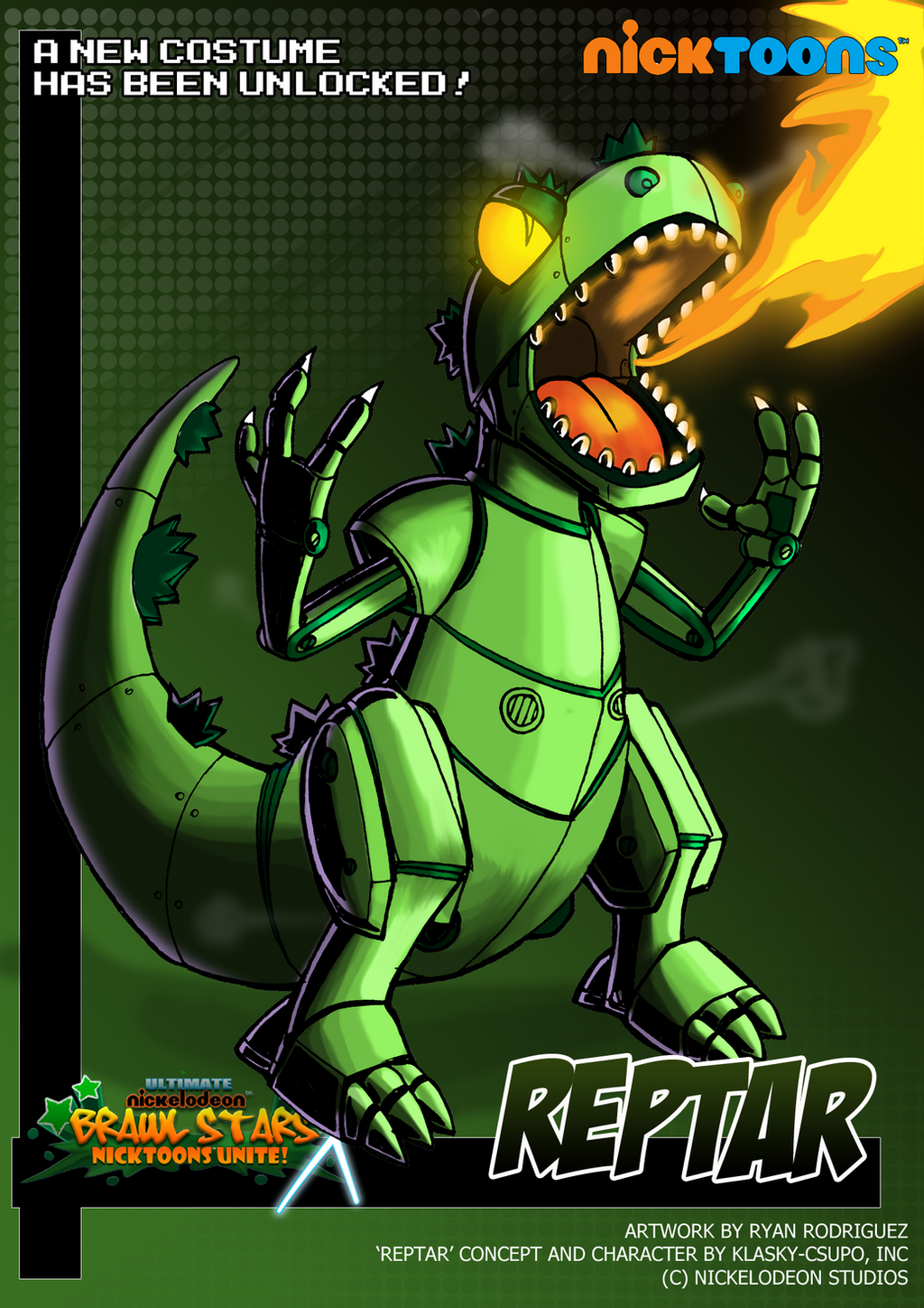 Nicktoons - Reptar (Alternate Costume) by NewEraOutlaw on ...
