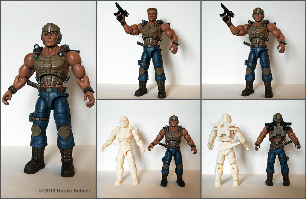 3D printed action figure - 3D PrinteD Action Figure PainteD By Hauke3000 D69zn9m