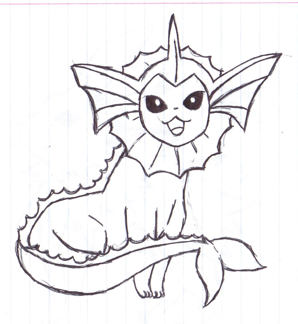 eeveelutions vaporeon coloring pages - photo #1