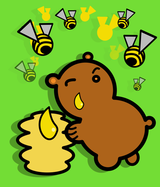 cute honey bear by sengoku24 on deviantART

