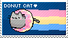 Donut Cat -stamp- by MsPastel