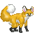 Free Bouncing Fox Icon by InsaneRoman