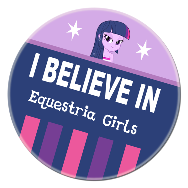 i believe in Equestria girls by RainbowDashuk