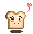Cutie Toast (Hearts)