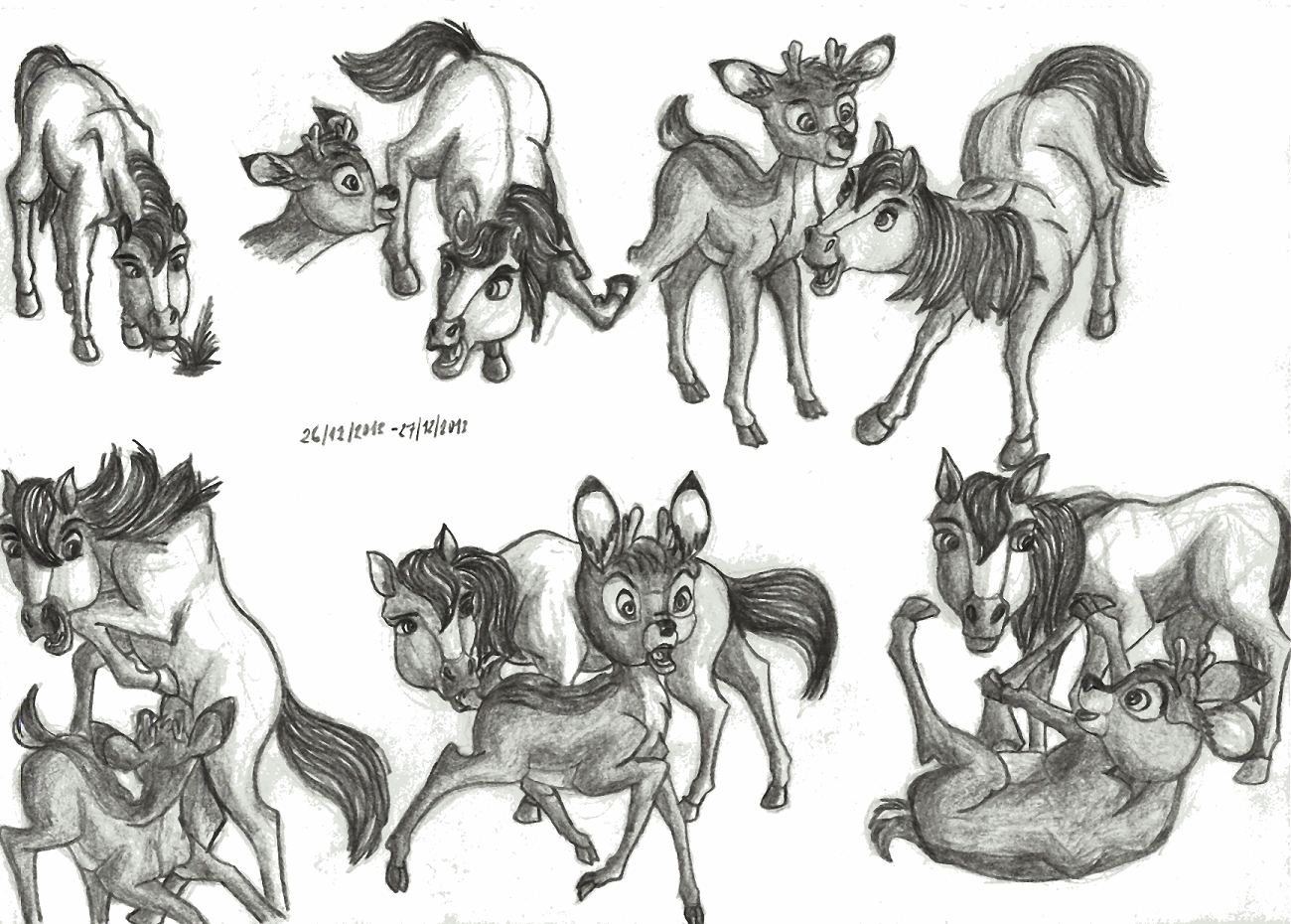 [Obrázek: horse_and_fawn_playing_sketches_by_elfma...6zlc42.png]