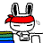 Bunny Emoji-34 (Studying hard) [V2]