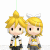 Stari- ooof! Rin and Len