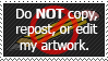 Do not Repost Stamp by FireFlea-San
