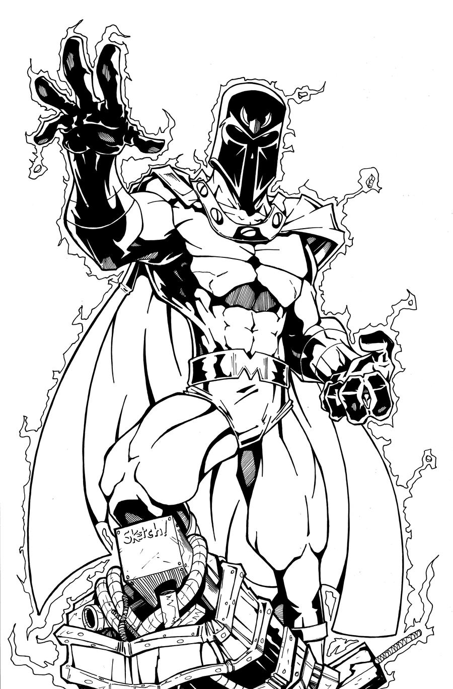 magneto coloring pages - photo #36