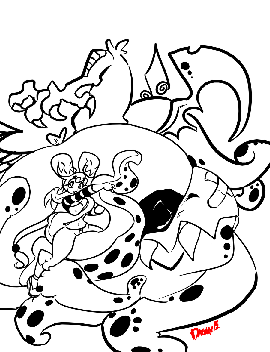 Slime Coloring Pages