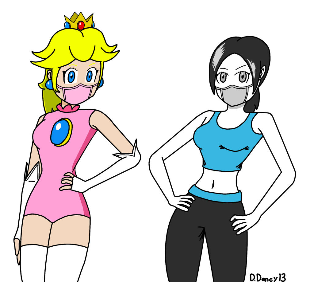 RQ: Peach and Wiifit Trainer by Dee-Artist
